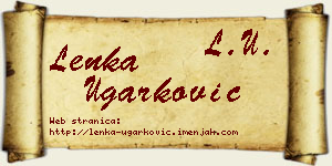 Lenka Ugarković vizit kartica